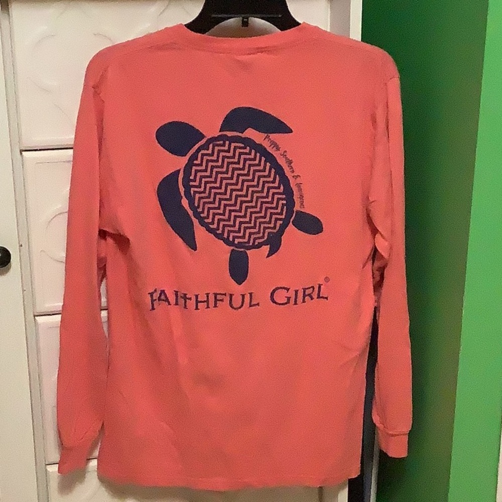 Faithful Girl Simply Southern shirt medium